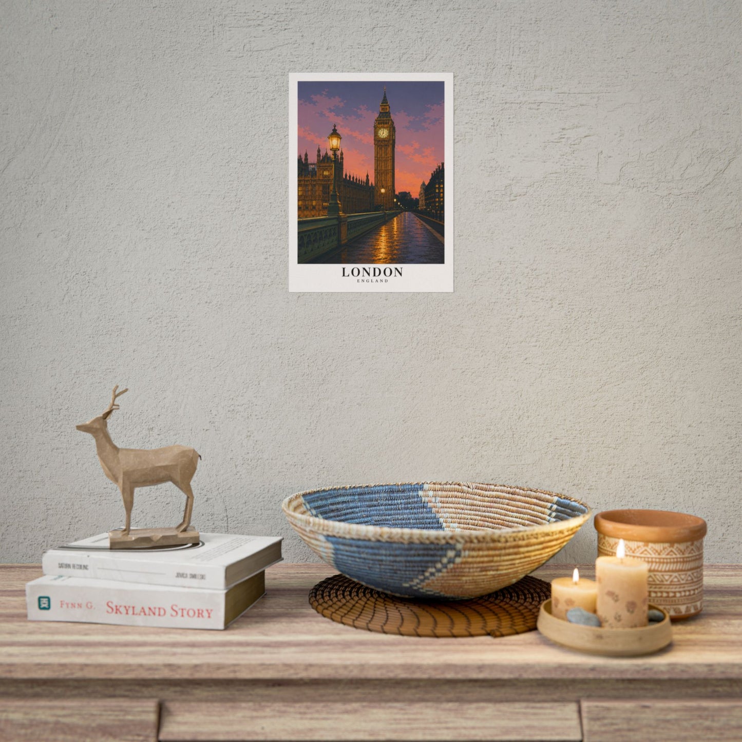 London Big Ben Poster - Rolled Travel Wall Art
