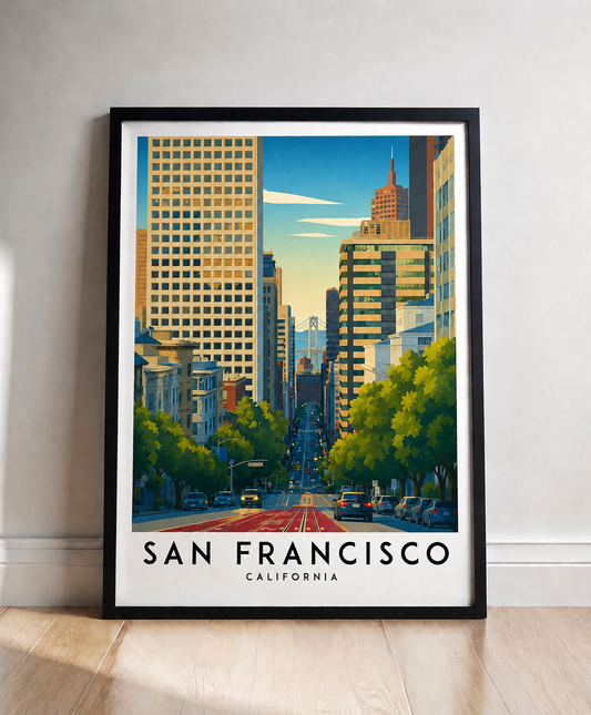San Francisco Fine Art Poster - San Francisco Travel Poster - San Francisco Wall Art