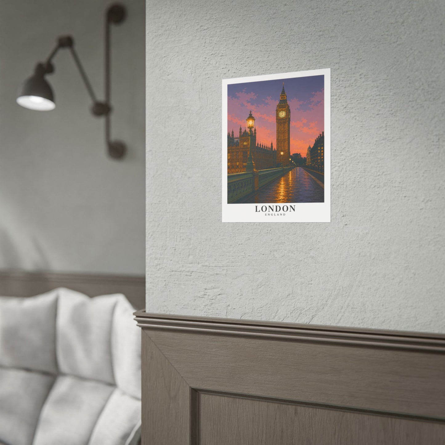 London Big Ben Poster - Rolled Travel Wall Art