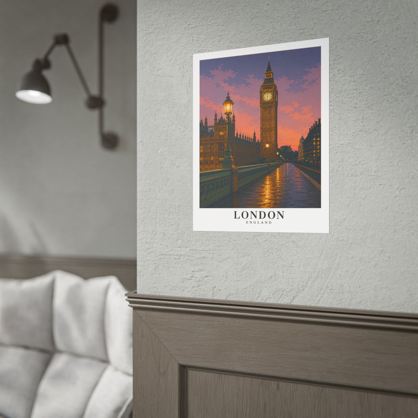 London Big Ben Poster - Rolled Travel Wall Art