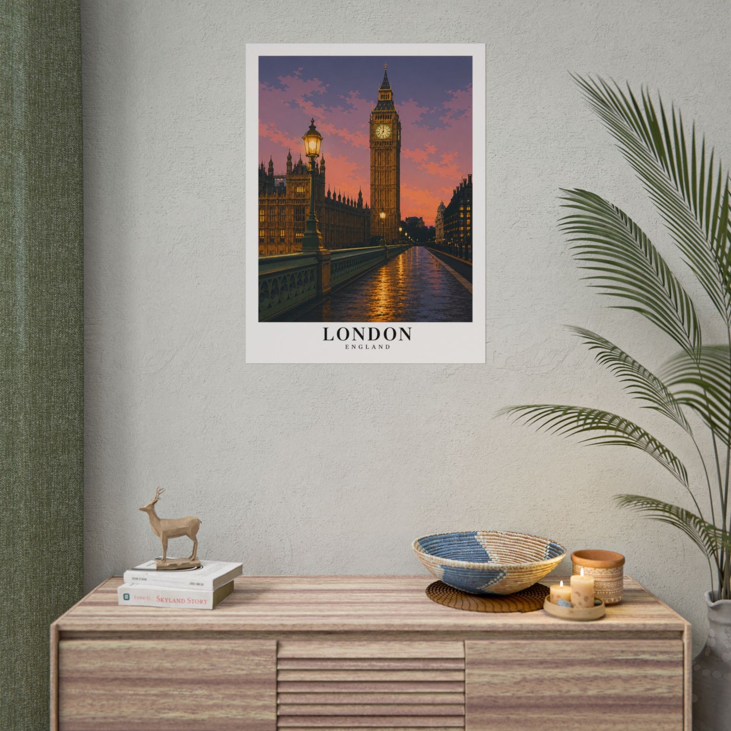 London Big Ben Poster - Rolled Travel Wall Art